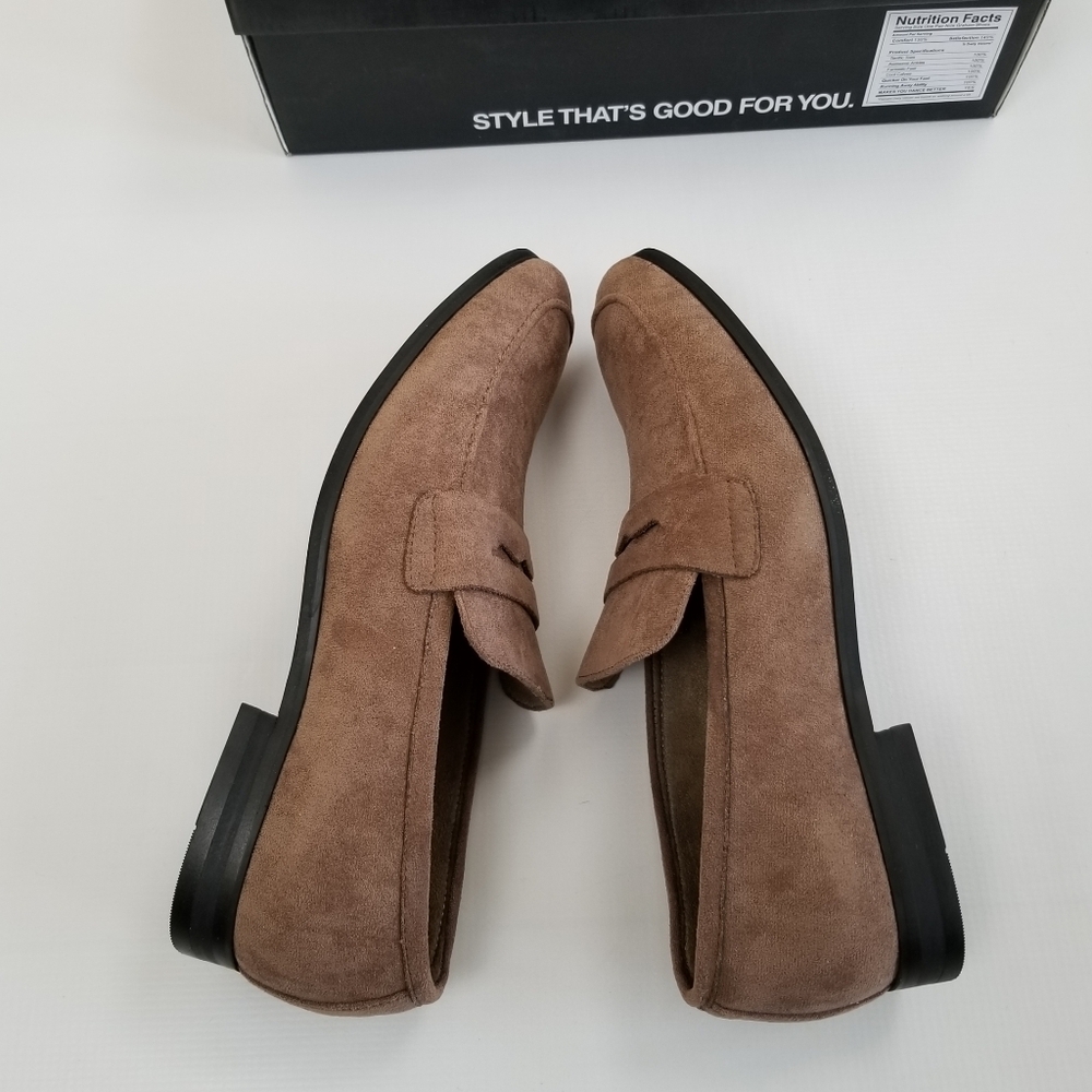 Nick Graham Faux Suede Penny Loafers Shoes 10M NIB - Picture 6 of 9